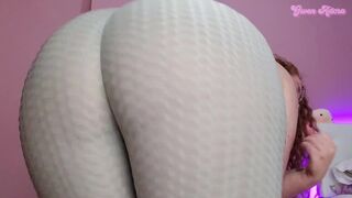 worship my large big beautiful woman butt - femdom booty worship in leggings