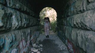 IT Pennywise avid spitty oral sex mind screw in public tunnel - Trailer