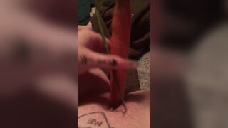Carrot in twat