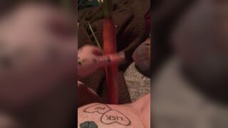Carrot in twat