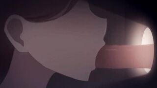 sweethearts in Christmas present gives oral