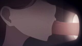 sweethearts in Christmas present gives oral