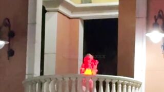 Mad Clown Cutie Gives Halloween Head in Abandoned Tunnel