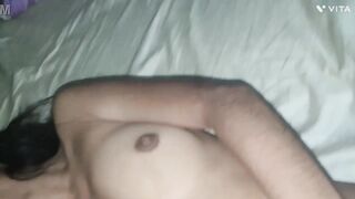 My stepdaughter was alone in her room in the centre of the night, we did this.