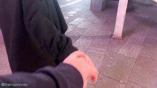 EXCEEDINGLY RISKY ORAL JOB BEHIND POLICE STATION IN NYC