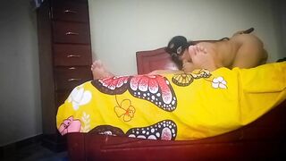 REAL STEPSISTER SCREWING WITH STEPBROTHER, HOMEMADE SEX.