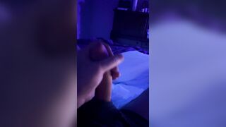 Dad Strokes Large Schlong & Talks Smutty then cums for u!