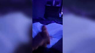 Dad Strokes Large Schlong & Talks Smutty then cums for u!