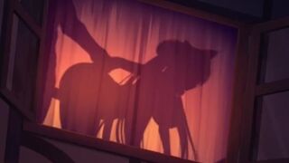 behind curtains bang