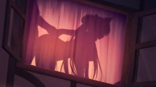 behind curtains bang