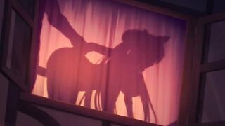 behind curtains bang