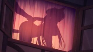 behind curtains bang