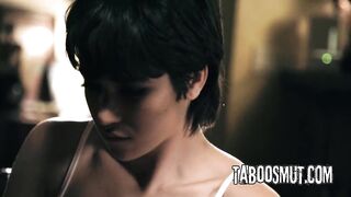 Nasty Stepdad Screw And Cums Inside His Stepdaughter's Virgin Bestie