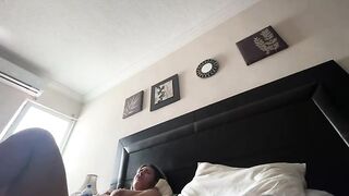 eighteen year old Lalin girl with giant natural boobs screws her stepbrother