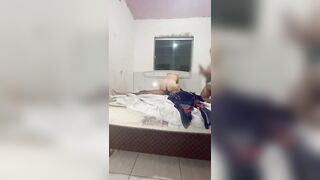 Foursome merely in the booty: 2 wives in double penetration whilst the cuckold doesn't get up