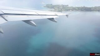 Public Penis Flashing in Airplane - Cutie Brought Me To Cum In two Minutes