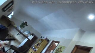 Depraved Spouse Licks The Cum Out Of His Wifes Curly Cunt After That babe Got Creampied