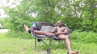 Large Ebony Wood in the Woods w/ Sir Maxximus