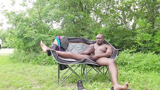 Large Ebony Wood in the Woods w/ Sir Maxximus