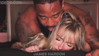 Hotwife blond comes over for a breeding session bbc interracial