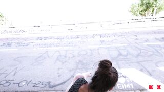 It Was Just a Walk… Until I Was Flashing and Overspread in Cum - KLX