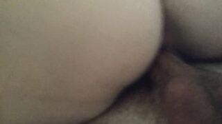 Juicy vagina underneath my rod