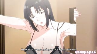 Anime mama with large breasts gives blow job and screwed (UNCENSORED)
