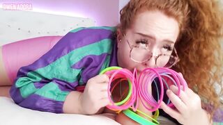 lustful step-sister sucks & mouth screws u with a slinky, gets biggest facial