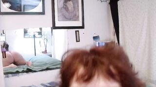 V 368 Curvy Dawn smokin' in purple sheer robe with an climax to chase