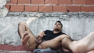 Masturbación carnal al aire libre