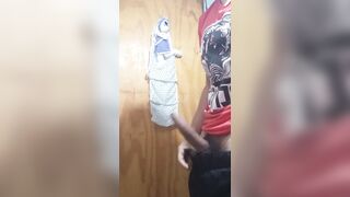 Masturbandome pija de 17cm