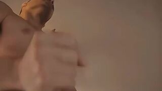 moist Spunk fountain in Slow Motion close up