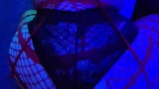 Sucking wang and getting spanked with a thong