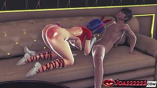 Superlatively good BJ Ever! Thick Cutie with Plugged Booty Takes Biggest Shlong - Cum Explosion All Over Her Face!