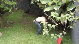 Built gardener is hired by brunette hair mother I'd like to fuck and does peculiar jobs for her - Kataleya Gil & Lian Grey