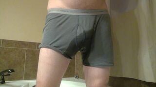 1st pissing of the day