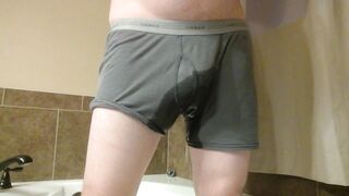 1st pissing of the day