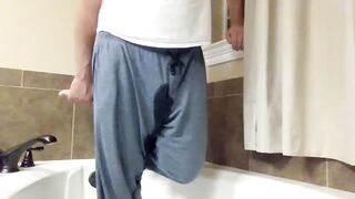 Final pissing of the night nonstop