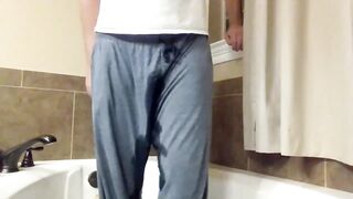 Final pissing of the night nonstop