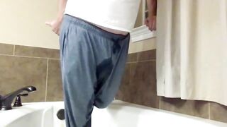 Final pissing of the night nonstop