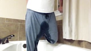 Final pissing of the night nonstop