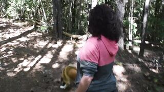 Ali Allure Takes Her Dog for a Walk Then Bangs a Boyfrend Hiker