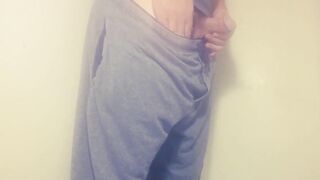 Being Nasty in the Suburbs Pee Compilation with cumming and fuck-rubber pissing