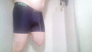 Nearly didn't make it to the shower to pee myself