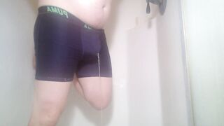 Nearly didn't make it to the shower to pee myself