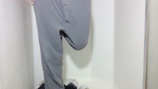 Pissing in advance of couch