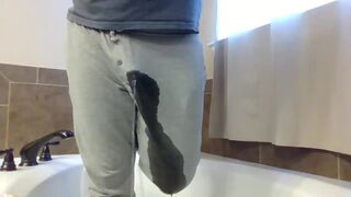 Pissing Pajama Panties in advance of showing Nonstop