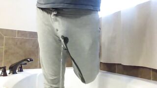 Pissing Pajama Panties in advance of showing Nonstop