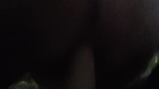 Riding my sex toy outside in the woods