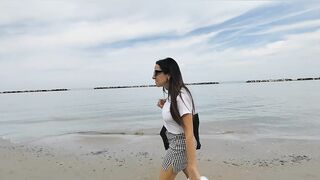 Tormentato Sentiero per la spiaggia nudista. Parte 1